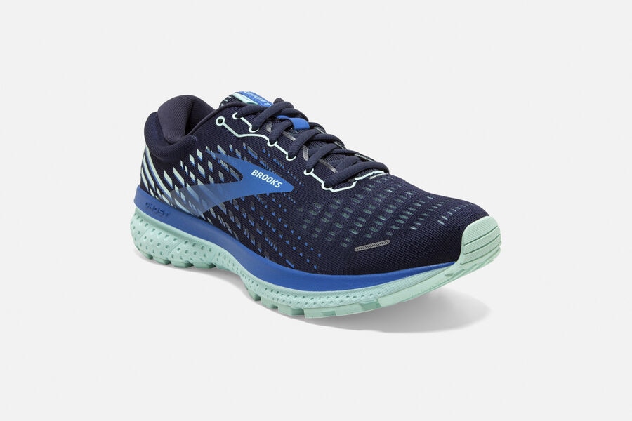 Brooks Ghost 13 Road Running Shoes Womens - Navy/Blue - LXJPY-4632